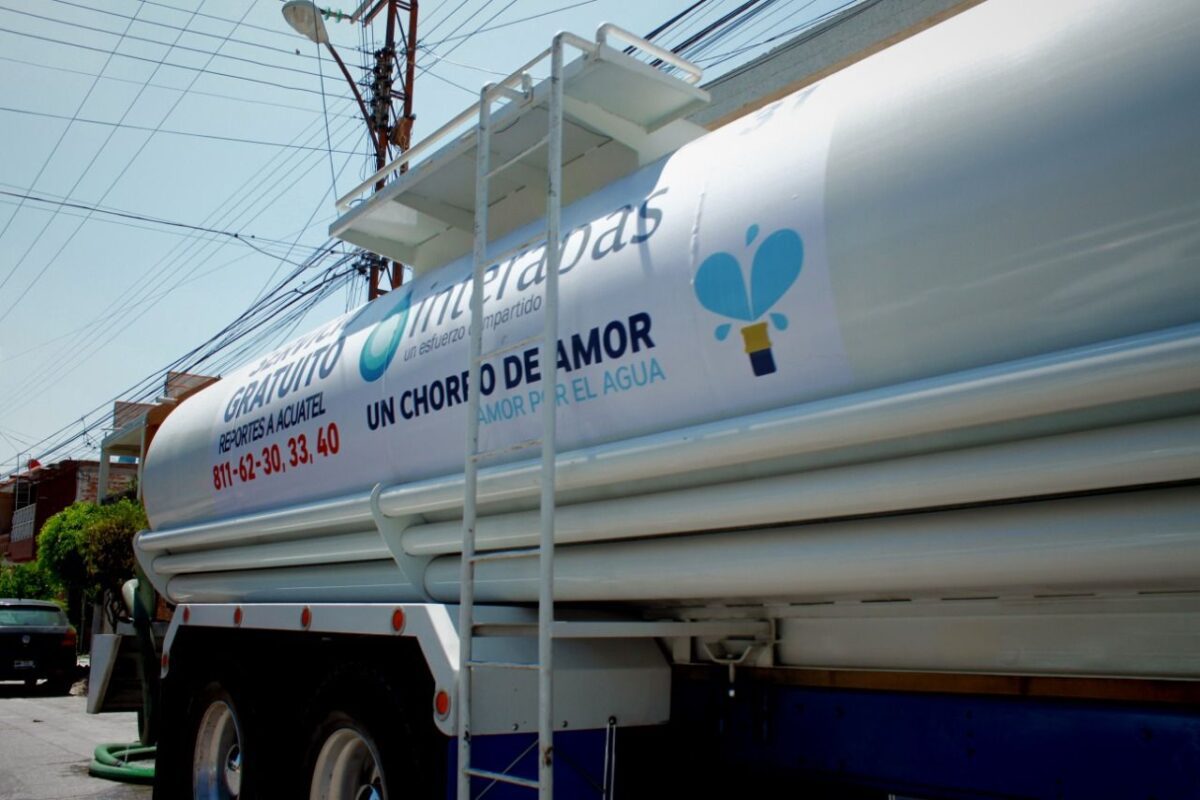 Incrementa Interapas Entrega De Volumen De Agua Con Pipas El Portal