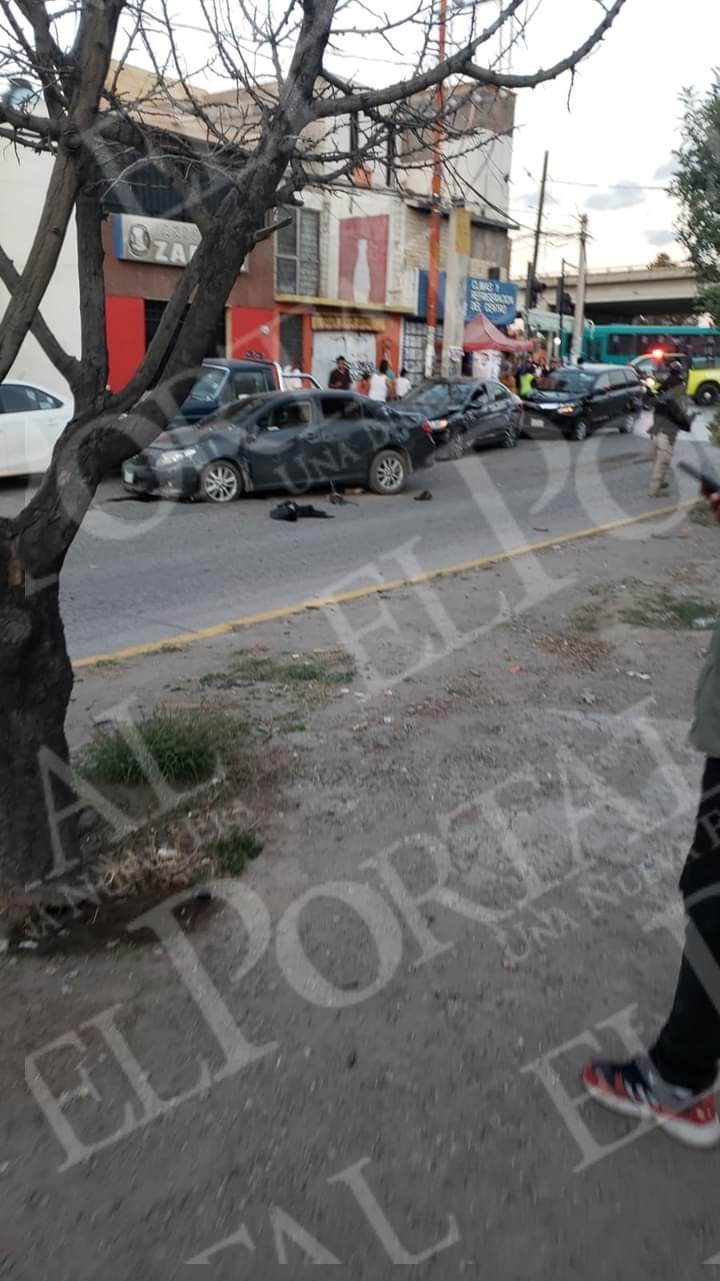 Balacera En La Av Salk Y Perif Rico Video El Portal Slp