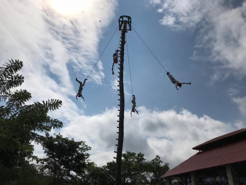 Voladores de “Tamaletón” difunden agenda de presentaciones SECTUR Tamaletom (3)