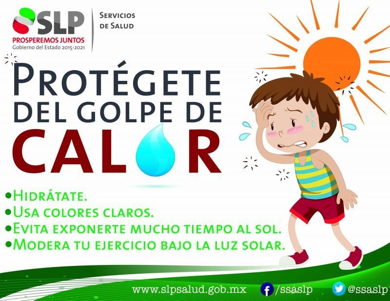 Emite SS recomendaciones para evitar golpes de calor en menores SS Golpe de Calor 010519