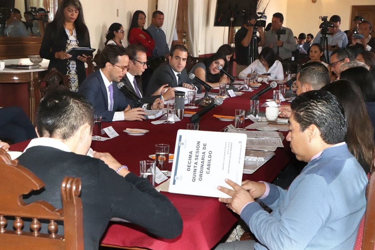 Aprobó Cabildo Municipal estados financieros de julio 13XNP PRESIDE SESION DE CABILDO 1