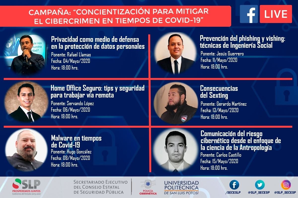 SECESP organiza campaña sobre Ciberseguridad durante contingencia por Covid-19 3SECESP Ciberseguridad 030520