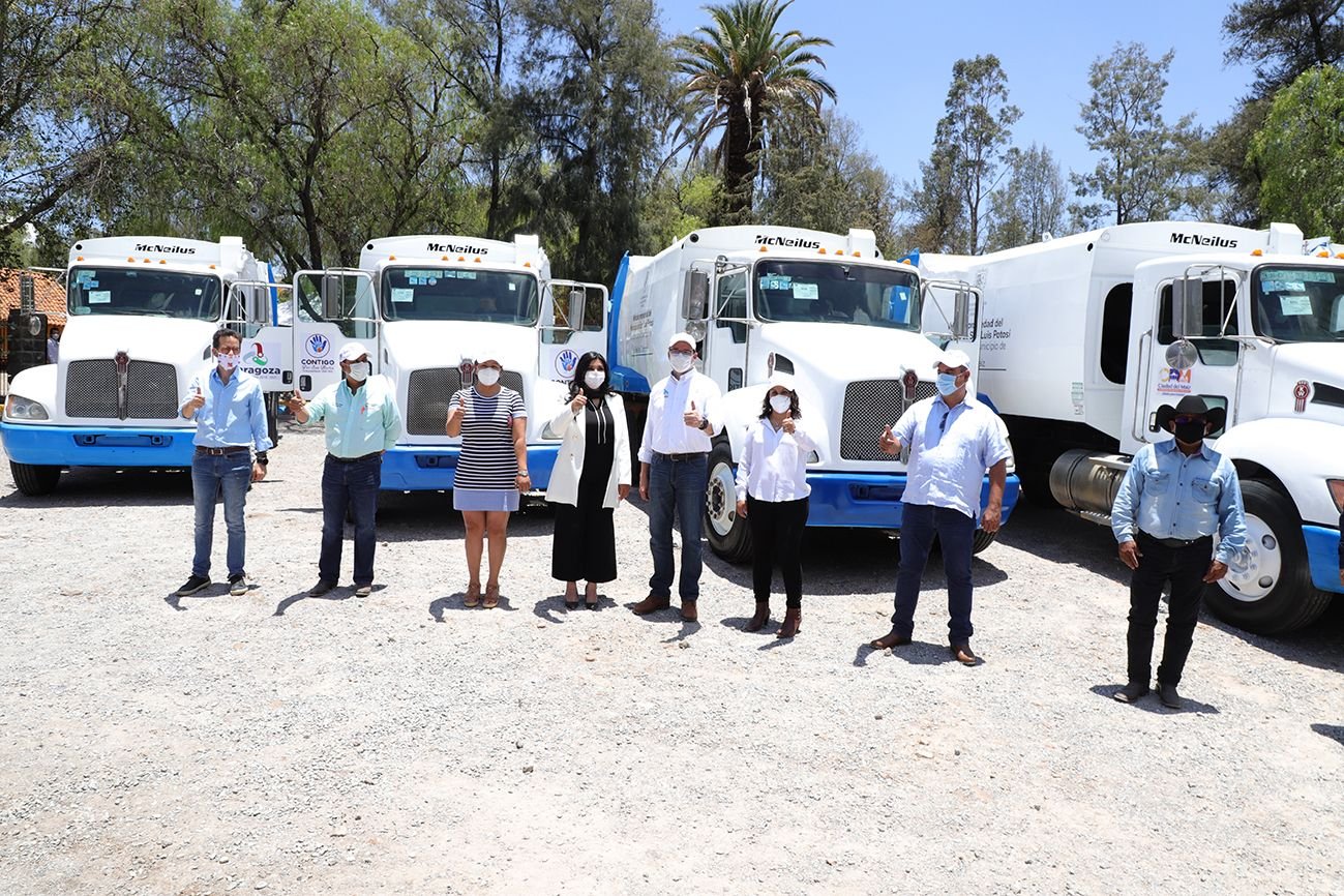 2ENTREGA DE CAMIONES RECOLECTORES EN COMODSTO A MUNICIPIOS 1