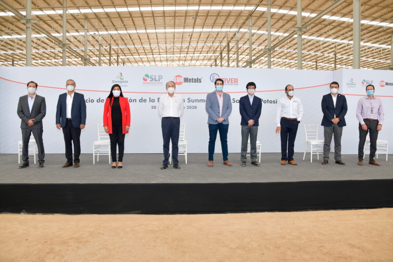 Presentan a JM Carreras inversión de 436 MDP de la planta Sunmetal 28JMCL-Sunmetals-280820-4-1