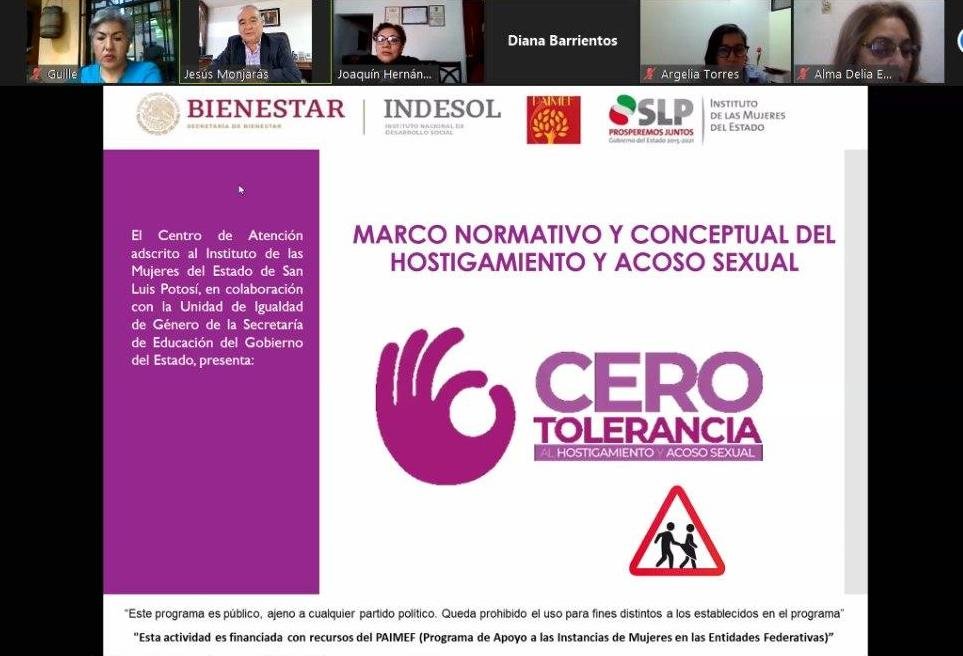 SEGE impartió conferencia a docentes sobre acoso y hostigamiento sexual 25SEGE Conferencia acoso 251020 (1)