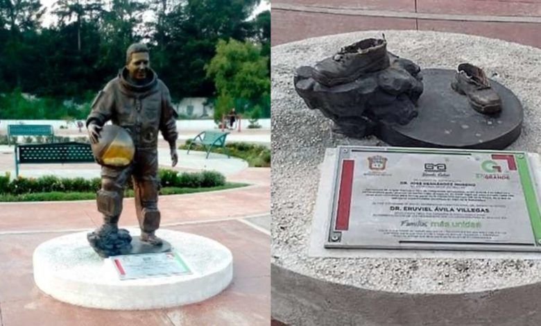 “Me siento secuestrado”: Estatua del astronauta mexicano José Hernández es robada en Edomex 2roban-estatua-astronauta-jose-moreno-780×470