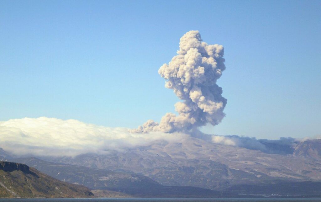 ebeko -erupción -rusia