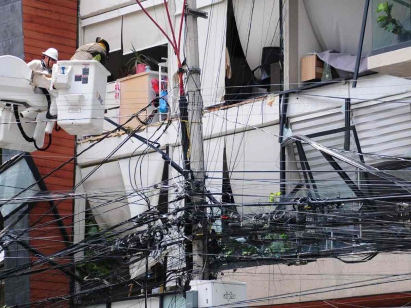 edificio explota en México