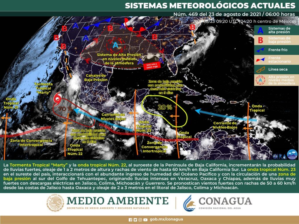 tormenta tropical marty