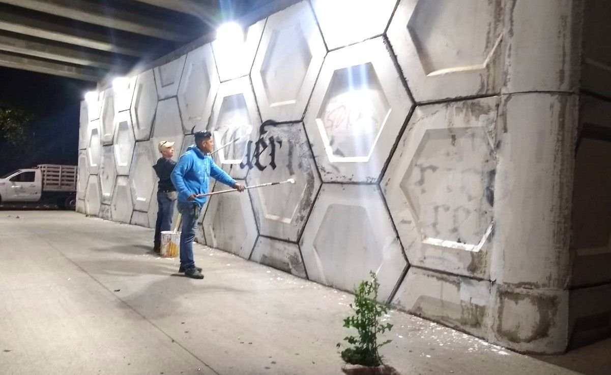 EN MÁS DE 360 COLONIAS SE INTENSIFICAN LOS TRABAJOS PARA RETIRAR GRAFITI