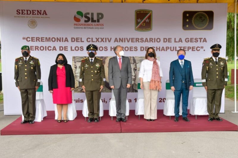 Asiste JM Carreras a la ceremonia del 174 Aniversario de la gesta de los Niños Héroes MC Aniversario Niños Héroes