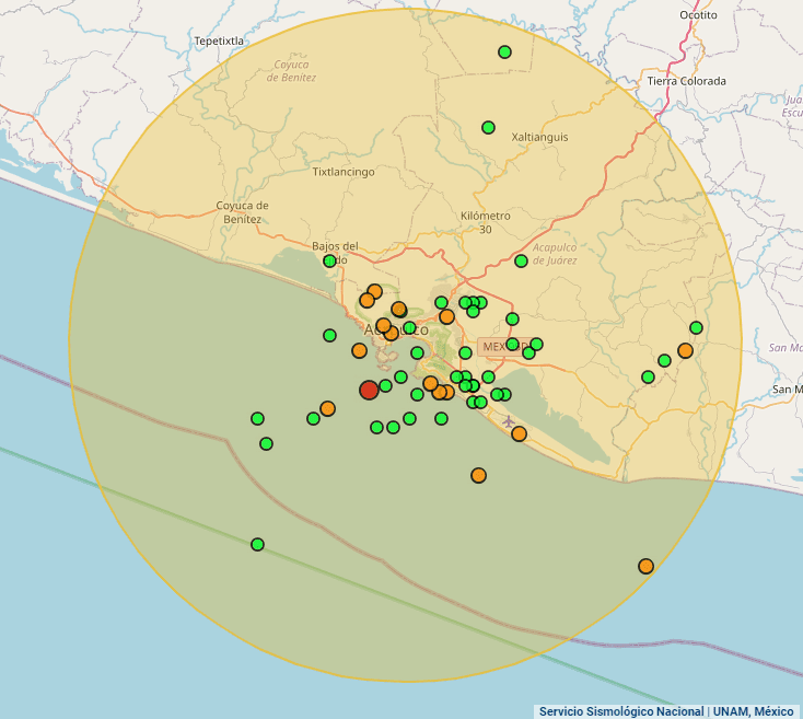 guerrero replicas sismo
