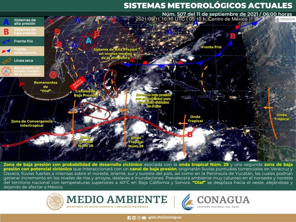 mapa clima 11 sept