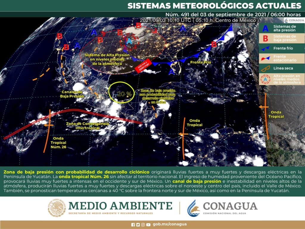 mapa clima 3 sept