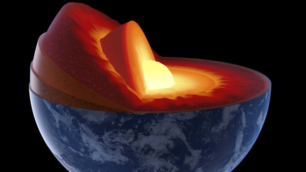 nucleo interno tierra