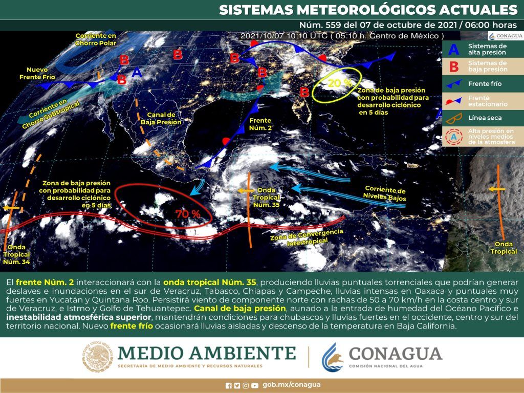 nuevo frente frio