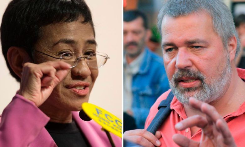 premio-nobel-2021-periodista-Maria-Ressa-Dmitry-Muratov