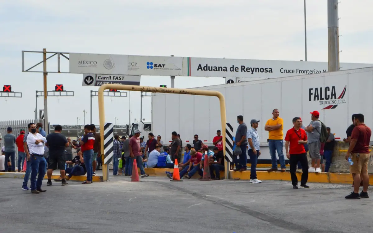 camioneros-intensifican-protestas-frontera-mexico-eu-inspecciones-abbott-puentes-fronterizos-12042022