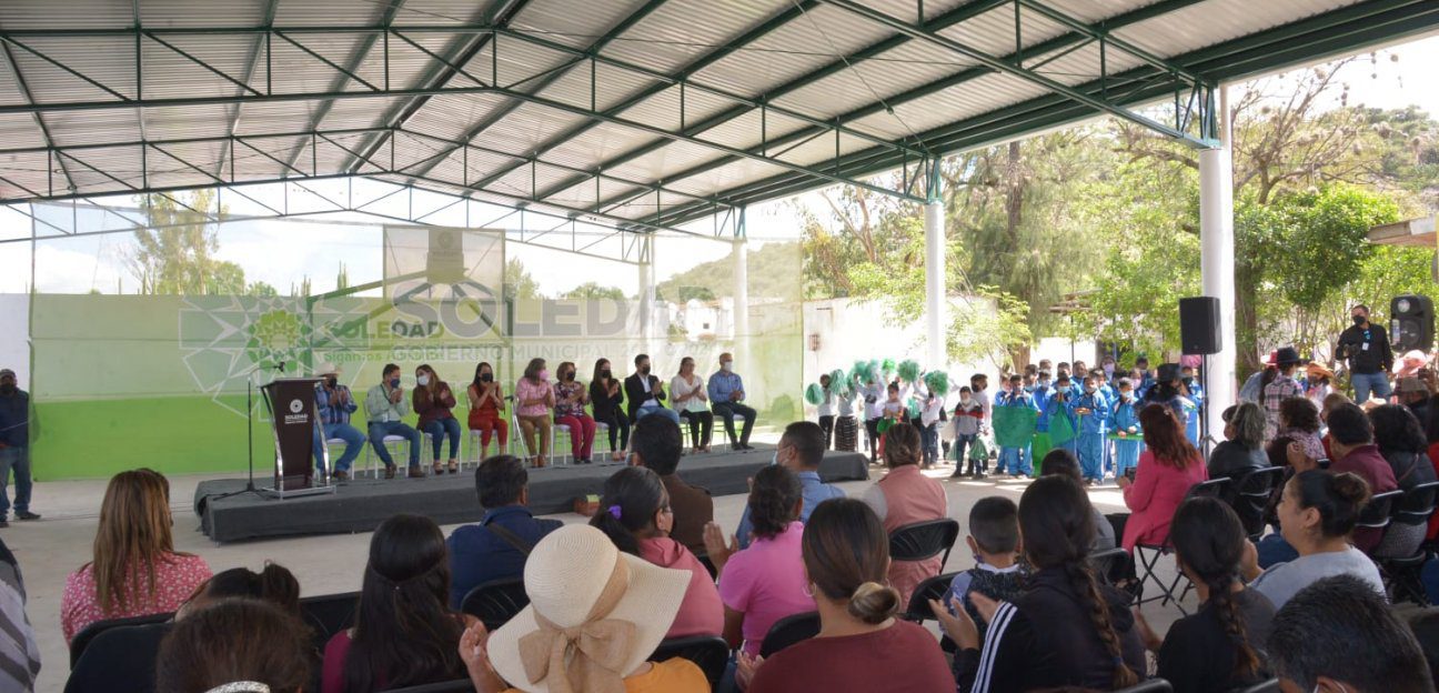 La Alcaldesa De Soledad Inauguró Techado Del Patio Cívico En La Escuela Primaria Rural Álvaro 4556