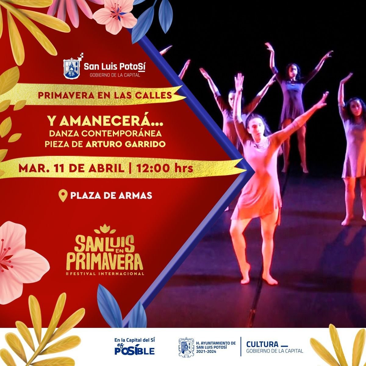 “Primavera en las calles”, actividad dentro del Festival internacional San Luis en Primavera WhatsApp Image 2023-03-28 at 12.42.21 PM