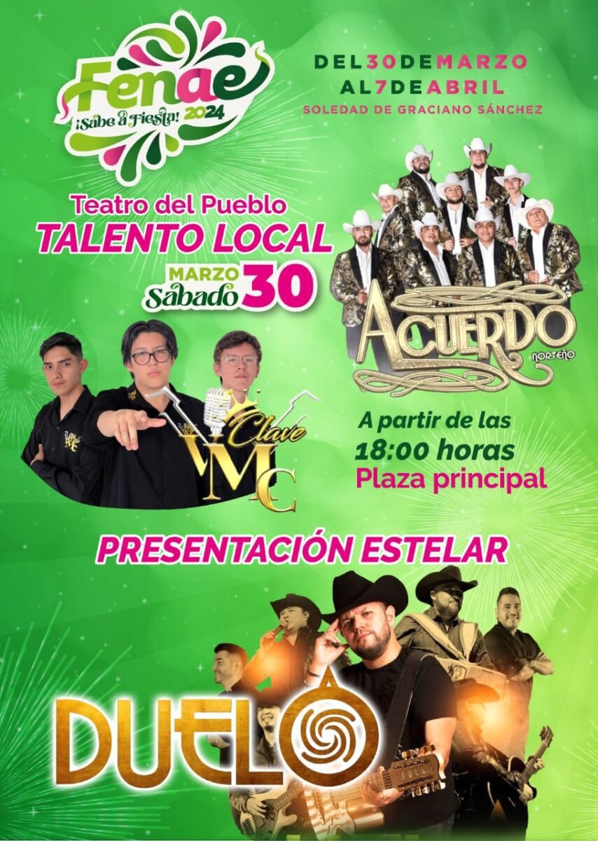 Talento Potosino vibrará en el escenario de la FENAE 2024 d4236282-7054-4771-ba50-4389a4fbdd41