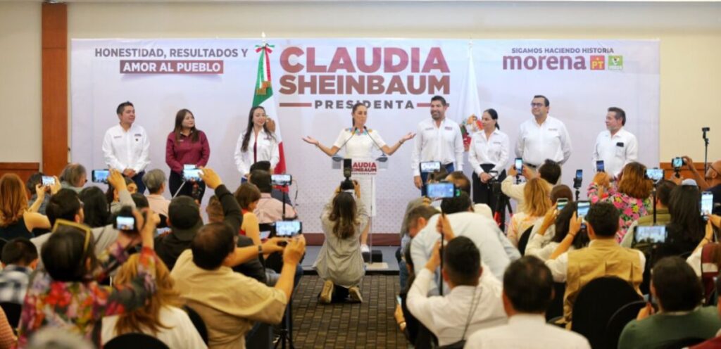 ELLOS TENÍAN PROGRAMAS CLIENTELARES, NOSOTROS CONSTRUIMOS DERECHOS: CLAUDIA SHEINBAUM DEFIENDE LOS PROGRAMAS SOCIALES DE LA 4T DESDE MEXICALI, BAJA CALIFORNIA