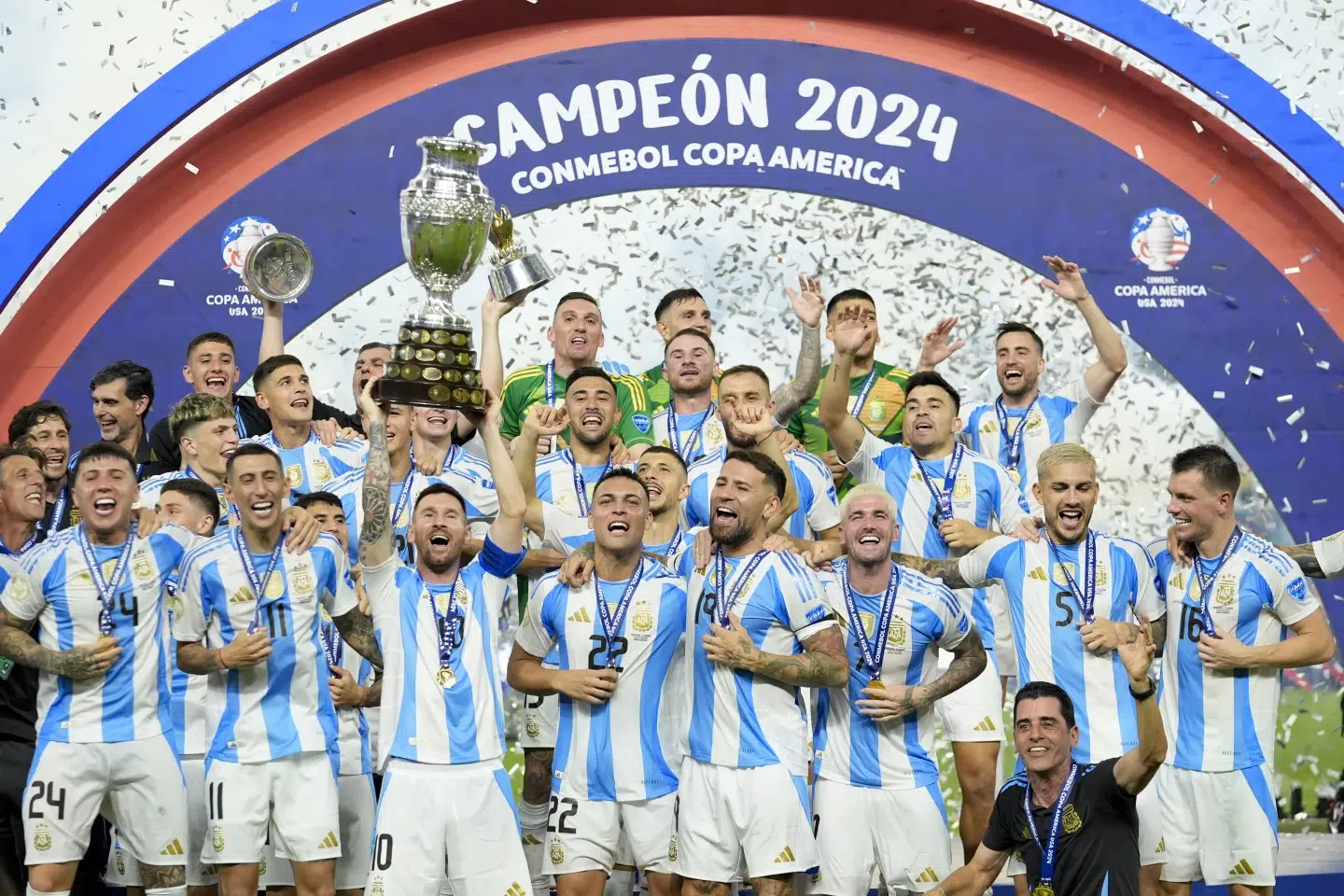 Argentina conquista su 16ta Copa América