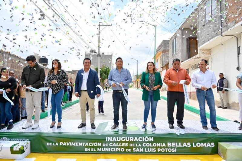 Ricardo Gallardo transforma calles de Bellas Lomas bellas lomas