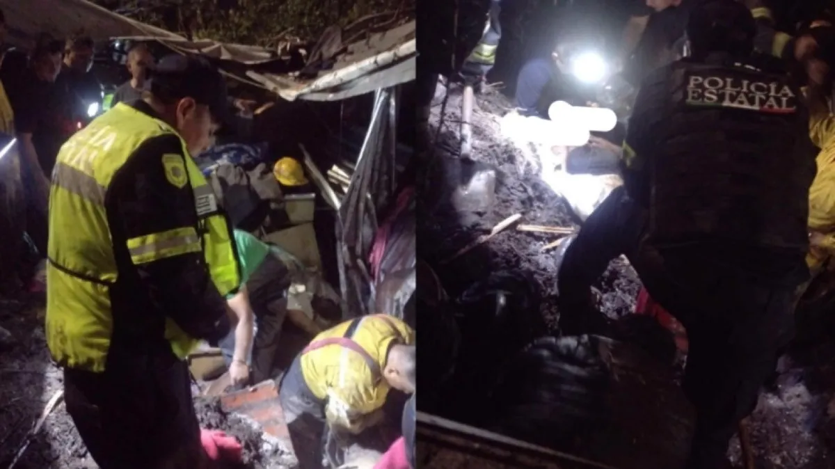 Confirman seis muertos y tres heridos tras deslave por intensas lluvias en Naucalpan Edo de Mex Confirman seis muertos y tres heridos tras deslave por intensas lluvias en Naucalpan Edo de Mex