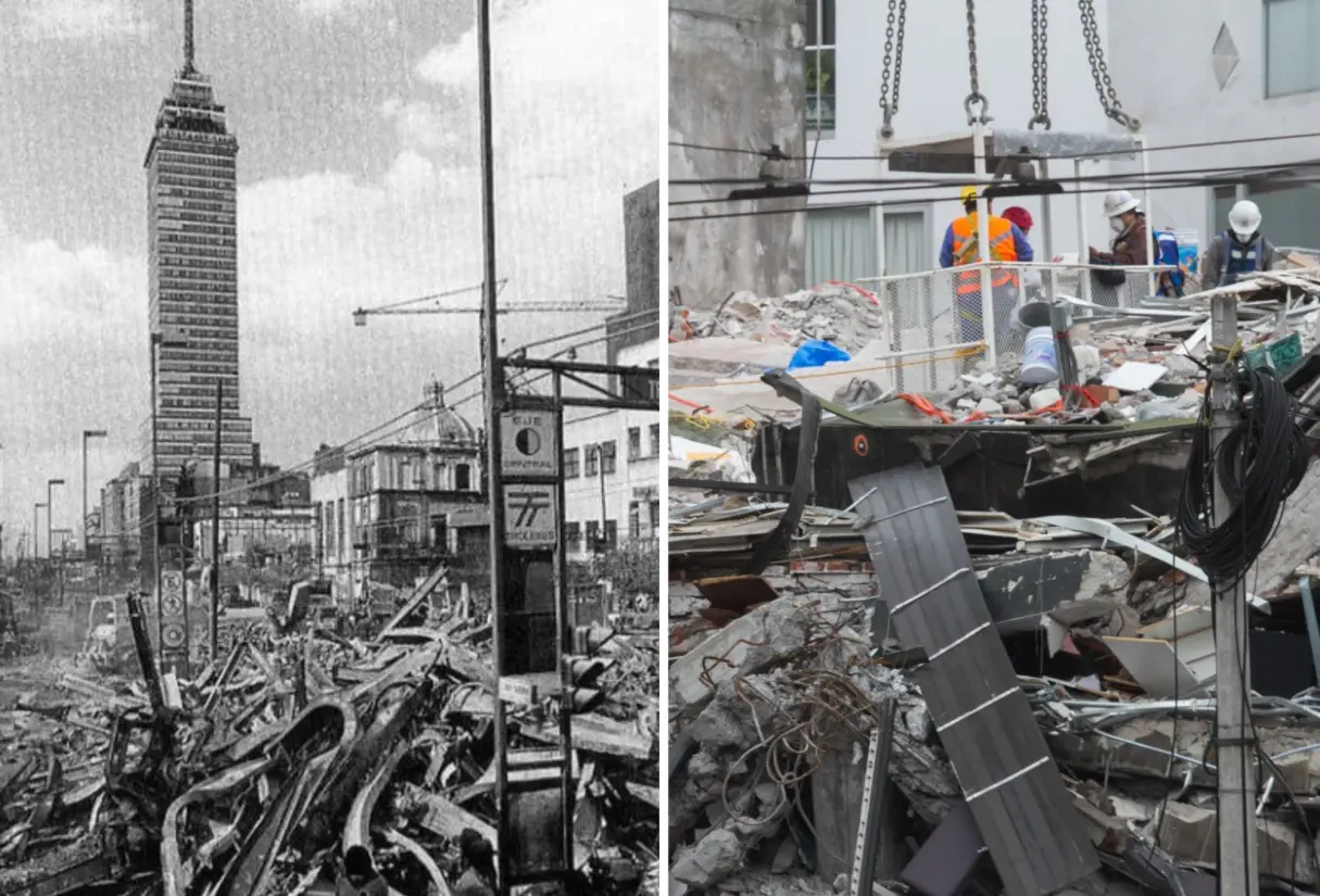 Imágenes y videos  de los sismos que sacudieron México, un 19 de septiembre fecha que no se borra en los mexicanos