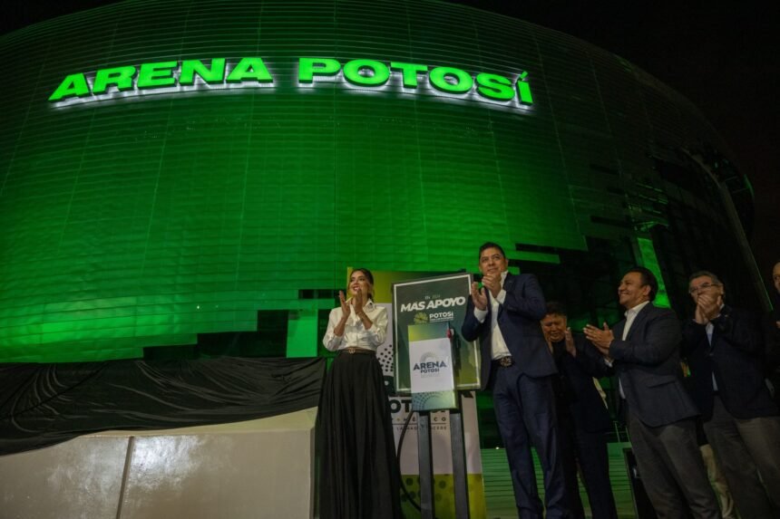 Ricardo Gallardo entrega a las familias potosinas la Arena Potosí arena potosi