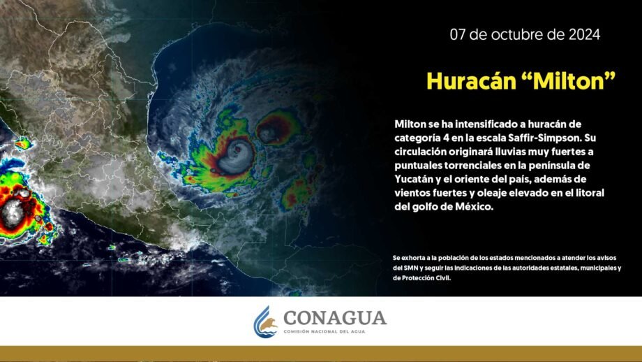 milton cat 4 lluvias