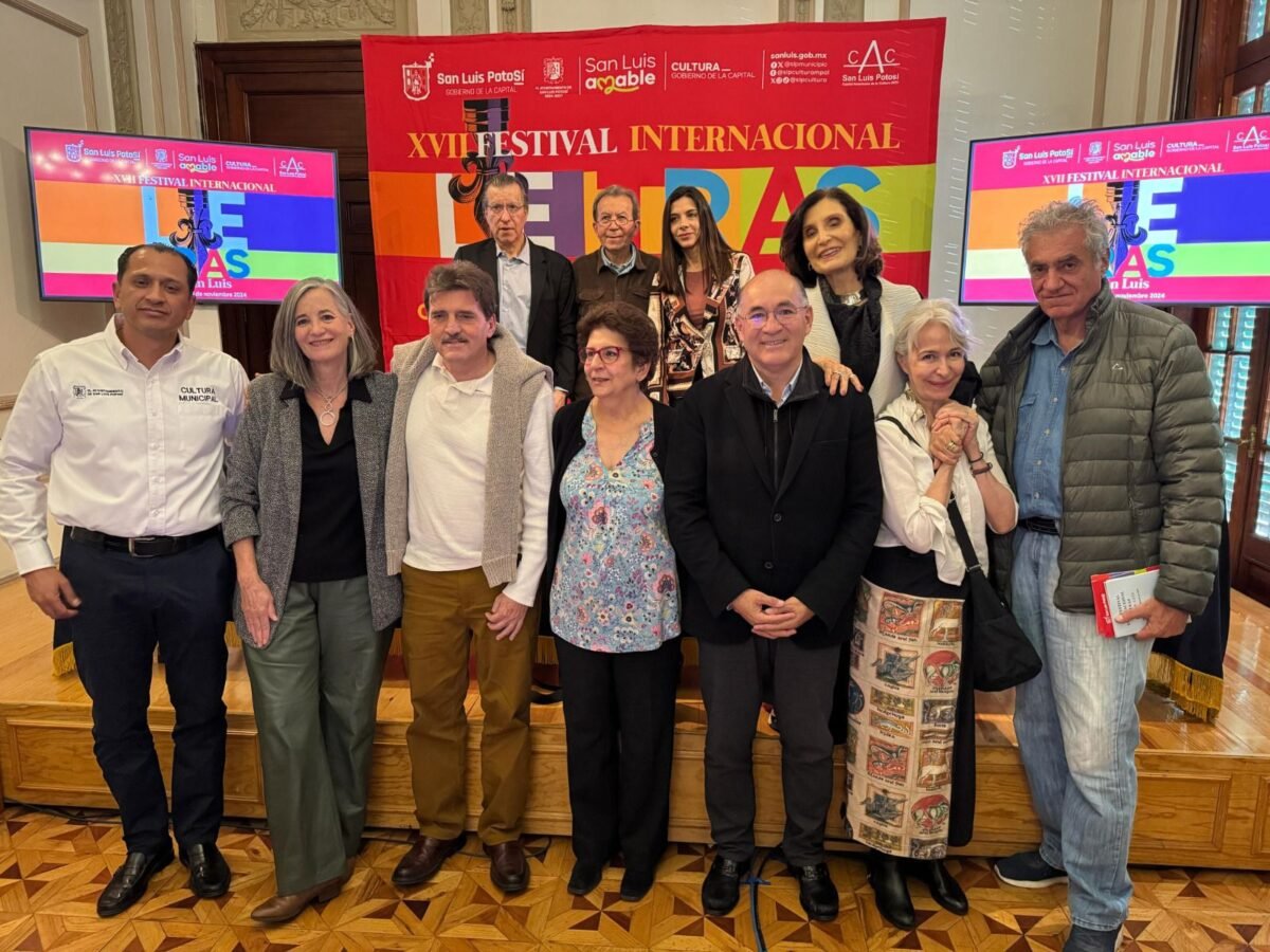 San Luis Capital será el epicentro de la cultura en México, con el 17º Festival Internacional Letras en San Luis Festival de letras