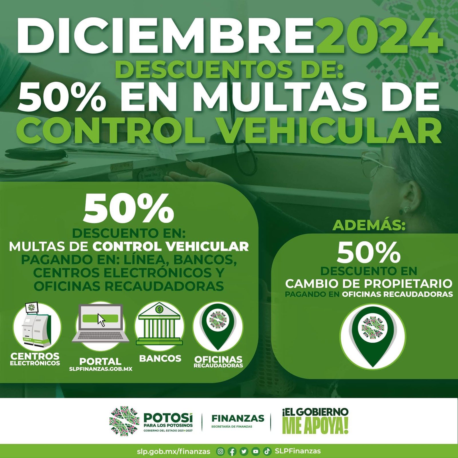 Ejecutivo Estatal anuncia descuentos en trámites vehiculares