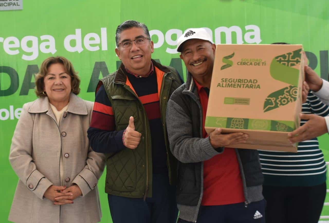 Juan Manuel Navarro arranca programa "Seguridad Alimentaria" y fortalece las políticad sociales para los Soledenses seguriad alimentaria