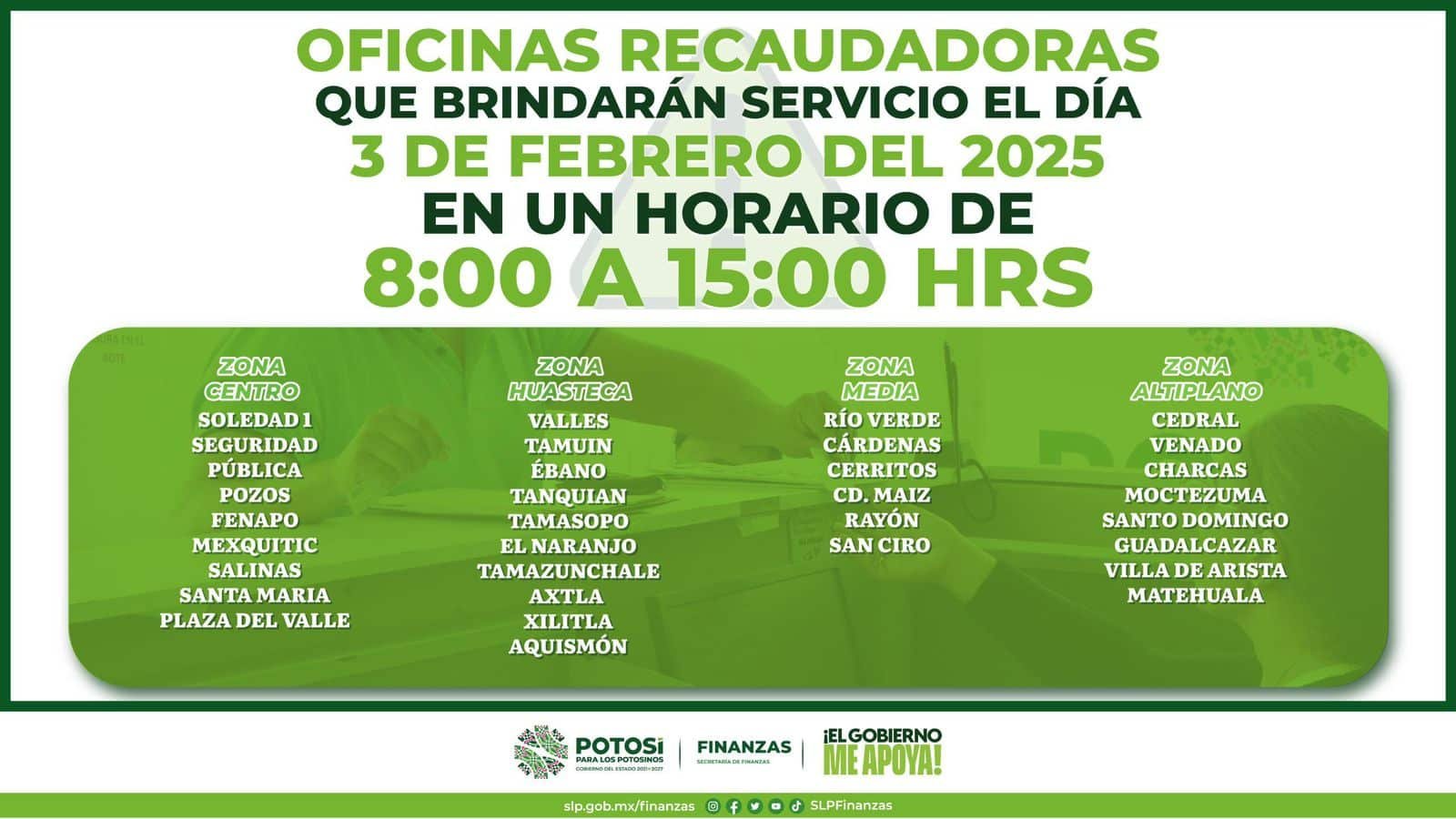 oficinas recaudadoras