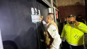 Tras inspecciones Gobernación y Protección Civil clausura ocho centros nocturnos