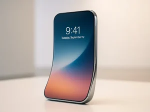 iPhone del futuro viene sin cortes, curvo y casi todo de vidrio para 2027