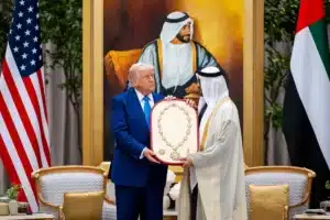 Trump cierra su gira por Medio Oriente sin mencionar los ataques israelíes en Gaza