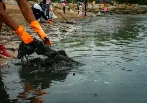 Gran derrame de Pemex en la costa de Tabasco ¡Causa desastre ambiental!