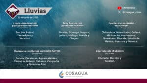 San Luis Potosí con lluvias torrenciales; pronostican