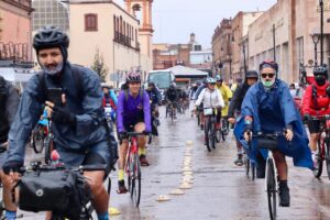 San Luis Capital recibe a más de 2 mil ciclistas en histórica rodada a Real de Catorce