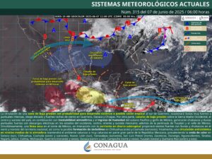 Ciclones Bárbara y Cosme están por formarse en el Pacífico