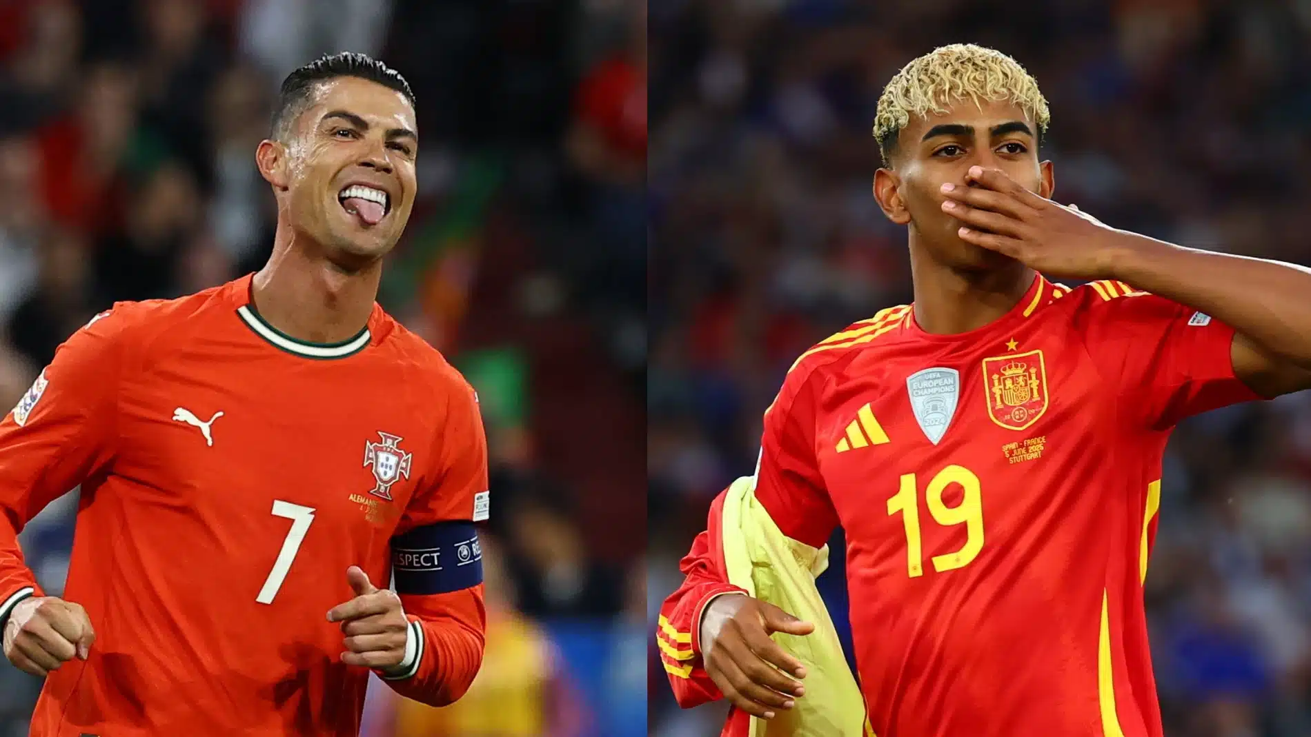 Portugal - España: Horario, posibles onces y dónde ver la final de la Nations League 2025 cristiano-ronaldo-lamine-yamal-celebran-gol-alemania-francia_98
