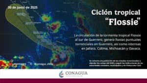 “Flossie” se intensificará a huracán y dejará lluvias torrenciales en el Pacífico mexicano
