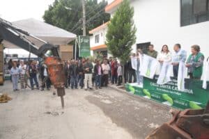 Gobierno de Soledad arranca obra en San Felipe; vecinos agradecen y reconocen su compromiso