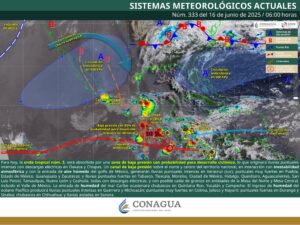 Dalila se degrada como ciclón Post-Tropical, Onda Tropical No. 3 trae lluvias en el Pacífico