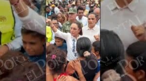 Sheinbaum coordina desde  Oaxaca las afectaciones del Huracán Erick