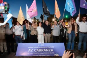 Enrique Galindo devuelve el esplendor a la avenida Carranza con moderno Alumbrado á