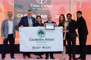 San Luis Capital recibe por tercer año consecutivo el distintivo internacional “Ciudad Árbol del Mundo”